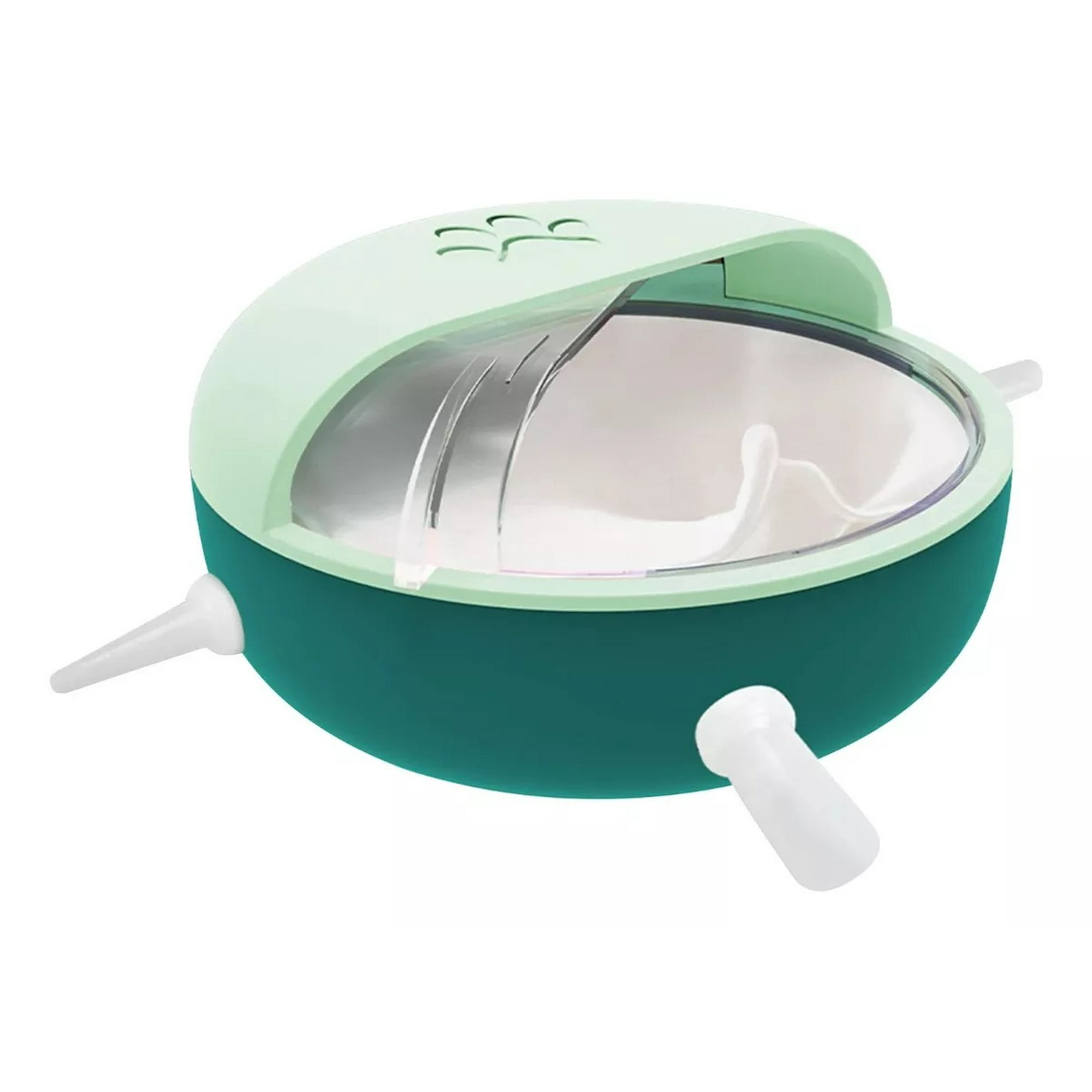 Defensor - Mamadera Para Mascotas Pet Milk Bowl Cachorros Perros Gatos Color Verde