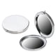 thumbnail image 3 of 2 piezas mini redondo plegable cosmético compacto espejo de maquillaje doble cara, 3 of 3