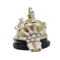 Bothyi - Estatua De Mano Y Campana De Esqueleto De Halloween, Regalo Para Inauguración De La Casa En Interiores Y Escritorios