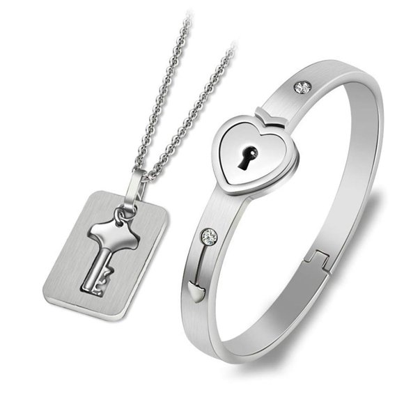Pulsera y Collar SONGCHANGJEWELRY en Acero de Titanio