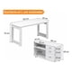thumbnail image 4 of Homer Design Escritorio Multifuncional Con Archivero Transformable 140cm Color Blanco, 4 of 8