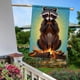 thumbnail image 5 of Mapache-bandera de jardín temática. Regalo perfecto para fans, amigos y familiares, ideal para actividades al aire libre y decoración de fiestas.28CM*45CM, 5 of 5