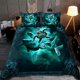 thumbnail image 1 of Sea Turtle Blue Ocean Quilt Duvet Cover Set Home Textiles Bedspread 3-Piece Bedding Set, 1 of 5