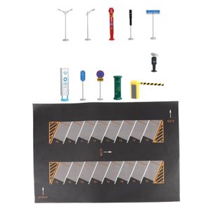 Bothyi - 1:64 Gran Modelo De Alfombra De Estacionamiento Coche Fundido A Presión Garaje Modelos De Automóviles En Miniatura Estilo De Exhibición F