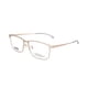 thumbnail image 1 of Monturas De Gafas Graduadas Matte Gold Para Hombre, 1 of 4