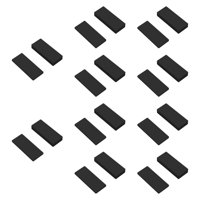 Magideal - Topes De Cabecera De 20 Piezas, Almohadillas Para Muebles, Herramientas De Insonorización Multifunción, Protector De Pared Antivibración, Topes De Cam