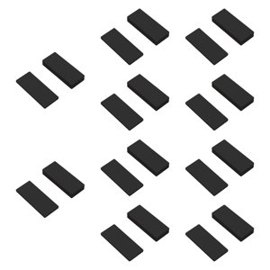 Magideal - Topes De Cabecera De 20 Piezas, Almohadillas Para Muebles, Herramientas De Insonorización Multifunción, Protector De Pared Antivibración, Topes De Cam