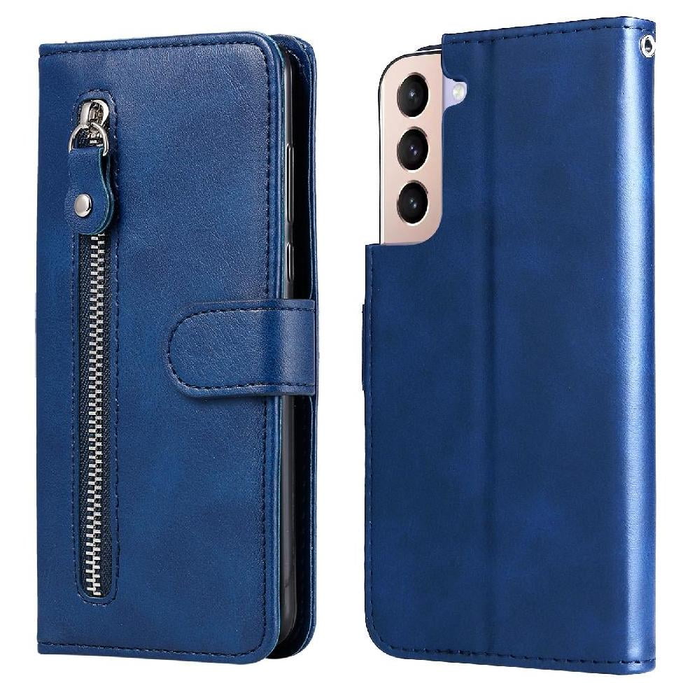 Gangxun - Funda Con Cremallera Para Samsung Galaxy S22 Plus 5g, Carcasa Cartera De Cuero Pu Con Soporte Y Tarjetero