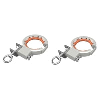 Ioensy - Rodillo Para Bandeja De Cables, Herramienta Auxiliar Resistente Para Tirar Cables En Proyectos De Renovación, 2 Piezas, Naranja Y Plateado