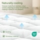 thumbnail image 3 of Cubrecolchón Niagara Sleep Solution Queen Viscose Bamboo, 3 of 8
