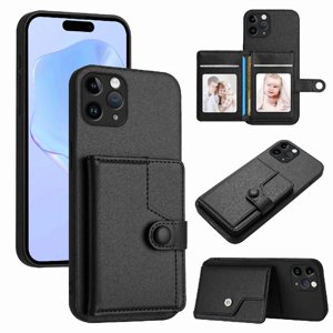 Foxdock Funda Para Iphone 11 Pro Con Bloqueo Rfid - Diseño Elegante Con Cierre De Botón