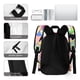 thumbnail image 5 of Mundo de Dandys-theme Backpack, Campus style schoolbag Bookbag with Adjustable Shoulder Straps And Large Zip Compartment, Unisex Travel Bags.42x30x15cm, 5 of 6