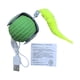 thumbnail image 1 of Pelota De Juguete Interactiva Para Gatos Con Cola Larga, Pelota De Juego Para Adultos Y Gatitos, Color Verde, 1 of 3