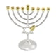 thumbnail image 5 of Metal Hanukkah Candleholder Candelabros Party 9 Branch Menorah Candlestick, 5 of 5