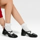 thumbnail image 2 of Zapato Mary Jane Negro PU acharolado Elegante Mujer Weide YL65, 2 of 8