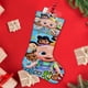 thumbnail image 4 of Loo Loo Kids Tema: Calcetines de Navidad, fino lino blanco para colgar en escaleras y chimenea, decoración navideña para el hogar, regalo de Navidad.54cm×38cm, 4 of 5