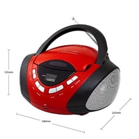 Hannlomax - Hx 320Cd Cd Mp3 Boombox Radio Am Fm Puerto Usb Para Reprod