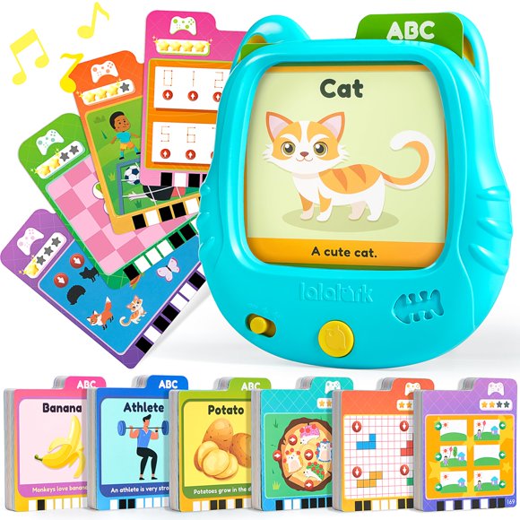 Tarjetas didácticas parlantes lalalark para niños de 3 a 5 años con 136 palabras
