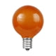 thumbnail image 2 of Bombillas Globe para exteriores, novedosas, G40, naranja, paquete de 25, 2 of 7