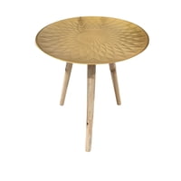 Oem - Mesa Lateral Dorada Estrella Mesa De Centro Decoración 50Cm