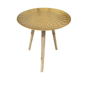 Oem - Mesa Lateral Dorada Estrella Mesa De Centro Decoración 50Cm