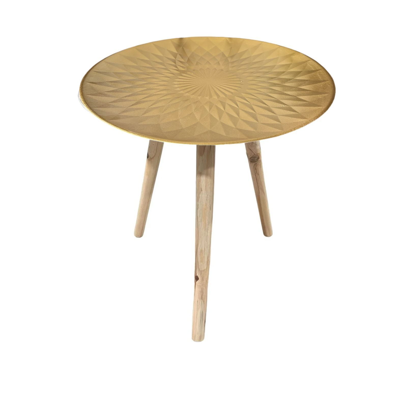 Oem - Mesa Lateral Dorada Estrella Mesa De Centro Decoración 50cm