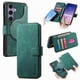 thumbnail image 1 of Funda Billetera Magnética para Samsung Galaxy S25 Plus Soporte Tarjetas Desmontable Verde, 1 of 6