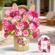 thumbnail image 5 of Tarjeta de Felicitación PINELIFE Clavel y Rosas Pop-up, 5 of 9
