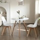 thumbnail image 1 of Comedor Moderno Mesa Estela 80cm + 2 Sillas Tulip | Diseño Nórdico, 1 of 6