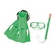 thumbnail image 1 of Snorkel Set con Aletas Junior Verde, 1 of 2