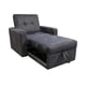 thumbnail image 2 of Sofa Cama Milán Un Cuerpo En Felpa Gris Oscuro, 2 of 3