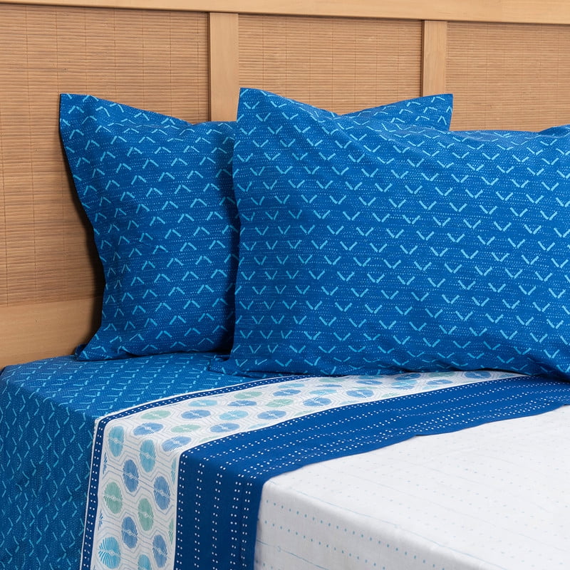 Mashini - Sábana Est. 144 Hilos King Mirlo