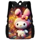 thumbnail image 1 of Cute Kuromi My Melody Sanrios Child Backpacks Boys and Girls Student Birthday Gift School Bags Unisex Camping Durable Rucksack, 1 of 3