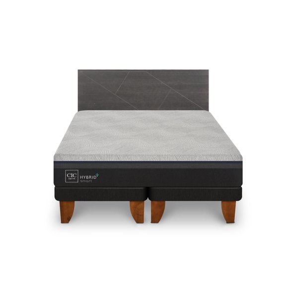 Cama Europea Hybrid Plus Smart King Base Dividida
