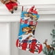 thumbnail image 2 of Los Niños de la Libertad Tema: Calcetines de Navidad, fino lino blanco para colgar en escaleras y chimenea, decoración navideña para el hogar, regalo de Navidad. 45cm × 32cm, 2 of 5