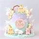 thumbnail image 5 of Set de decoración para tartas Morruo, bonito diseño de pollo y animal, para cumpleaños, 5 of 5