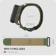 thumbnail image 3 of Correa de muñeca TUSITA para Garmin Foretrex 601/701/801/901 verde, 3 of 7