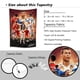 thumbnail image 3 of Tapiz de pared de fútbol Cristiano Ronaldo IDOLUSTER 100 x 150 cm, 3 of 6