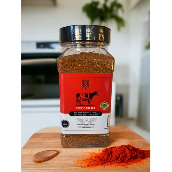 DRY RUB - Sazonador para carne de vacuno 370 grs American Flavor En Vara`s Meats & Grill