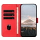 thumbnail image 2 of Funda Cartera Fibra de Carbono para Samsung Galaxy S25 Ultra con Soporte y Cierre Magnético Rojo, 2 of 6