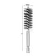 thumbnail image 2 of Set 05 Un Grata Hisopo Para Taladro, Acero Inox. 19mmx0,15mm, 2 of 2