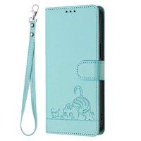 Funda Tipo Cartera Foxdock Para Samsung Galaxy S22 Plus Con Soporte, Ranuras, Rfid, Diseño De Gato