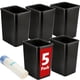 thumbnail image 1 of Pack de 5 basureros pequeños de plástico, 3,5 galones, 1 of 3