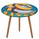 thumbnail image 1 of 10 Vidas theme Fitted Round Tablecloths Elastic Edged Table Covers Waterproof Table Cloth For Kitchen Holiday Party Tables Decor 150cm, 1 of 6