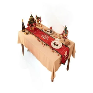 Genérico - Camino De Mesa Navideño Rojo 29X180 Cm Decoración 12O3