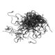 thumbnail image 1 of Ganchos Para Pendientes De Latón De 100 Piezas, Ganchos Para Orejas, Ganchos De Alambre Francés, Negro, 1 of 5