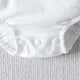 thumbnail image 4 of Mono de manga corta con estampado de letras del Día de la Independencia para bebés y niñas (4 de julio), ropa interior térmica cálida para recién nacidos (blanco, 12-18 meses), 4 of 6