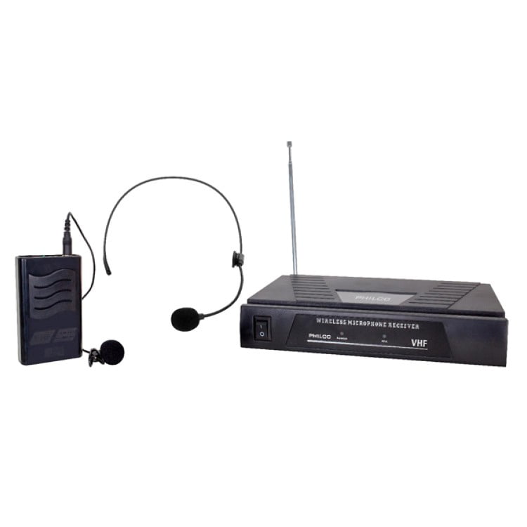 Philco - Microfono Inalam. 2 En 1 Cintillo/solapa Vhf