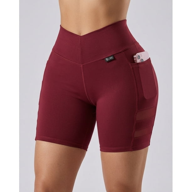 Short Yoga Mujer Suplex Nitro con Bolsillo Estilo Moderno -A352