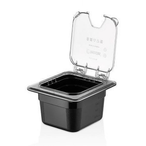 Tapa Policarbonato Gn 1/6 Flip Lid. Con Orificio